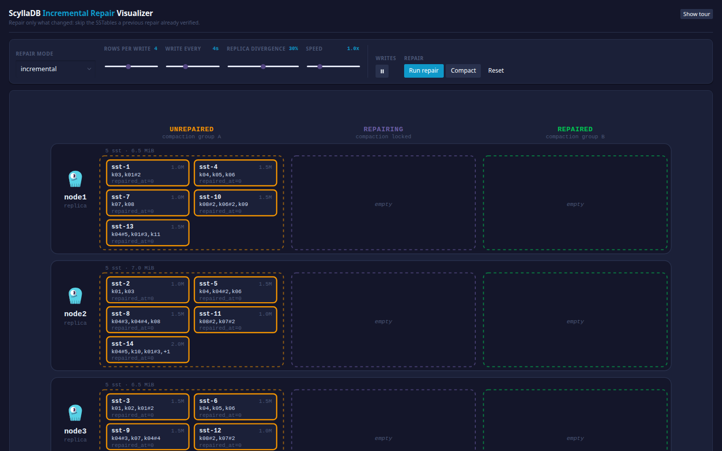 Incremental Repair screenshot